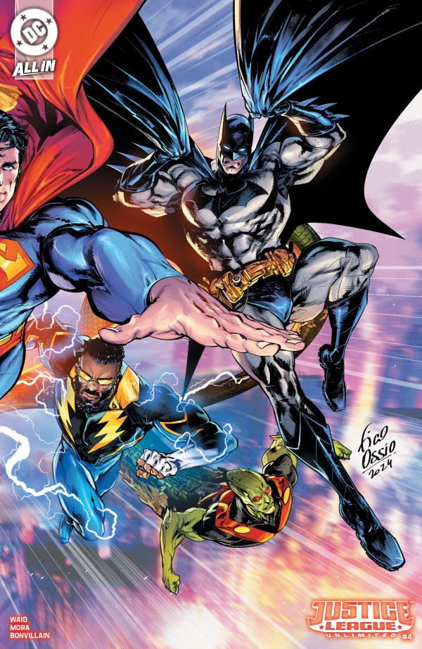 Justice League Unlimited #4 (2025) - 1:25 Cover F Ossio Wraparound Variant