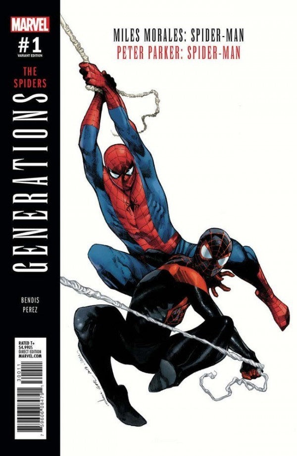 Generations: Miles Morales Spider-Man & Peter Parker Spider-Man #1 (2017) - Coipel Variant