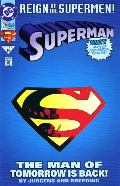 Superman #78 - Dan Jurgens Collector's Die-Cut Variant
