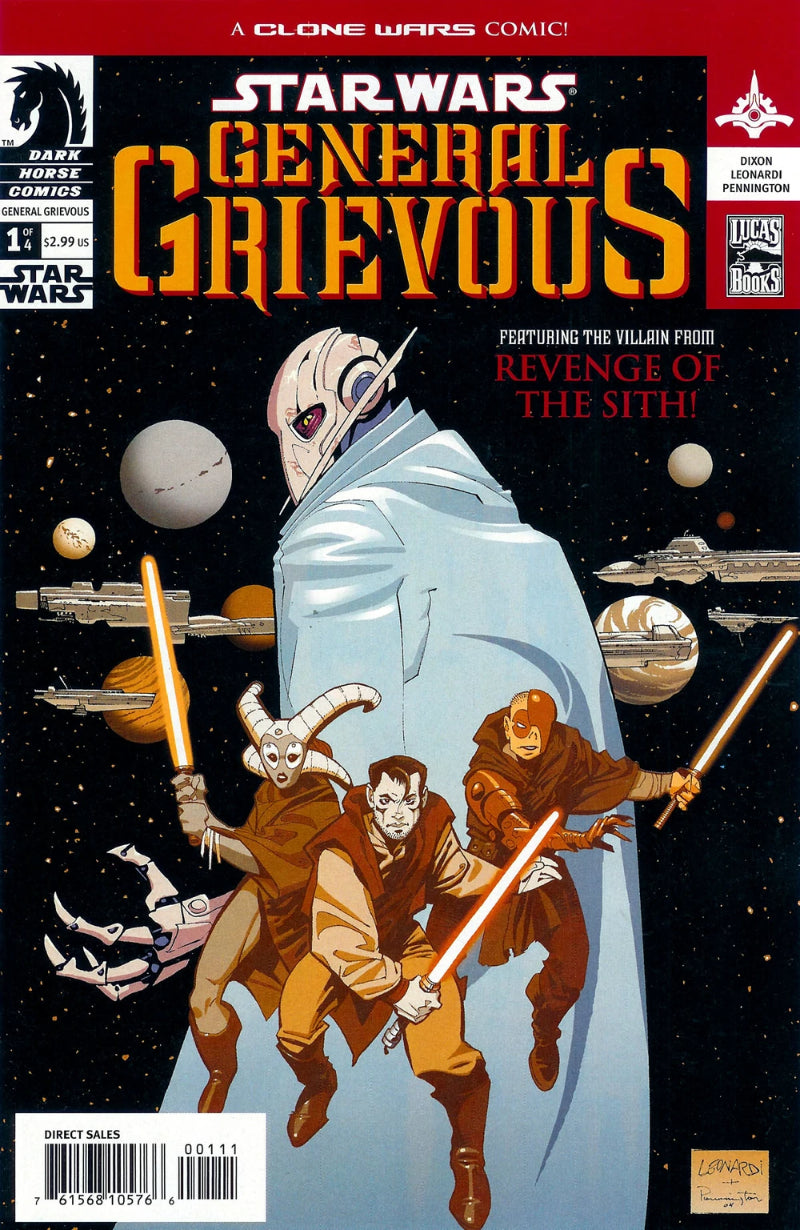 Star Wars: General Grievous #1-4 (2005) Complete Set