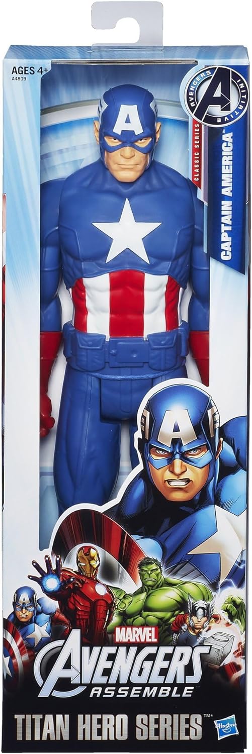Captain America 12" Action Figure (Titan Hero Series - Avengers Assemble)