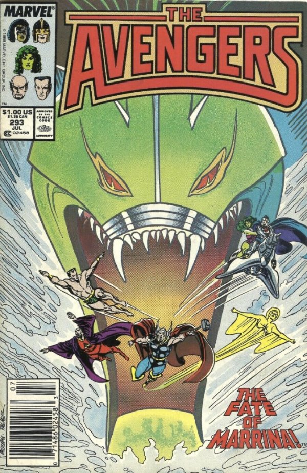 Avengers #293 - Newsstand Edition (1988)