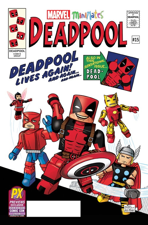 Deadpool #15 (2016) - SDCC 2016 Barry Bradfield PX Previews Variant