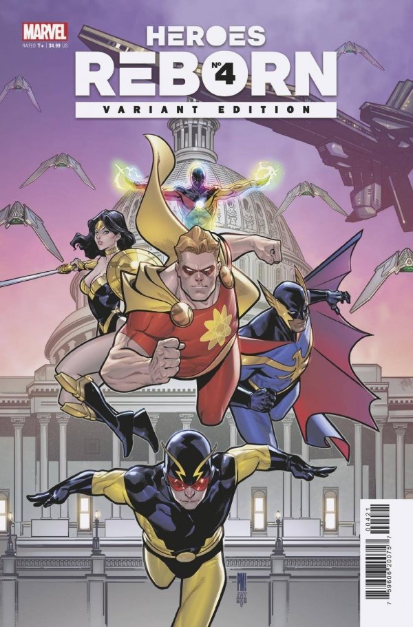 Heroes Reborn #4 (2021) - 1:25 Medina Squadron Supreme Variant
