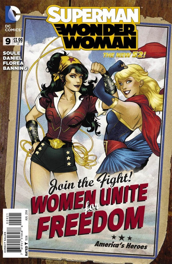 Superman / Wonder Woman #9 (2014) - Bombshells Variant