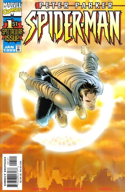 Peter Parker: Spider-Man #1 John Romita Jr. Sunburst Variant (1999)
