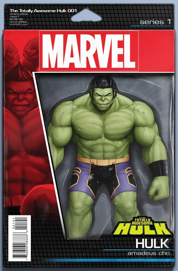 Totally Awesome Hulk #1 (2015) - John Tyler Christopher Action Figure Variant