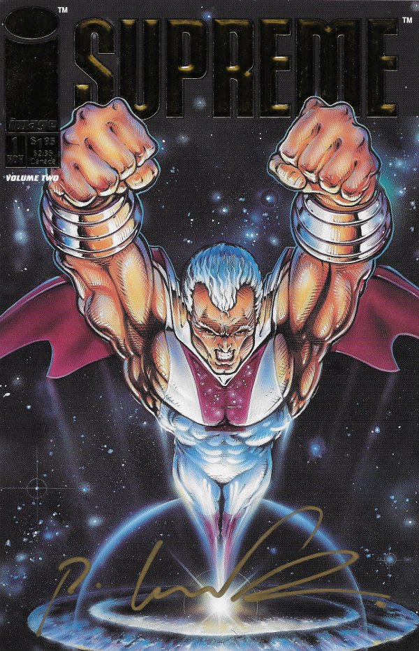 Supreme #1 (1992)- Brian Murray Gold Embossed Foil Variant
