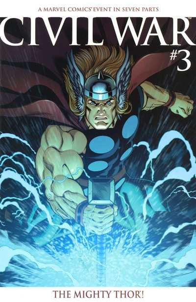 Civil War #3 (2006) - 1:25 McGuinness Variant