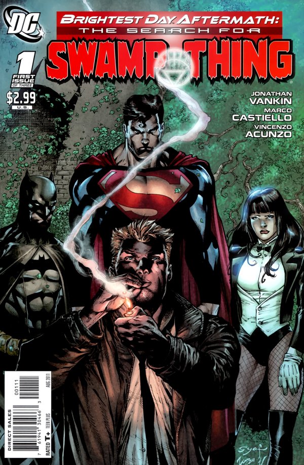 Brightest Day Aftermath: The Search for Swamp Thing #1-3 (2011) Complete Set