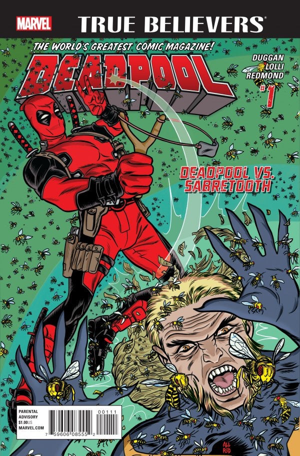 True Believers: Deadpool - Deadpool vs. Sabretooth #1 (2016)