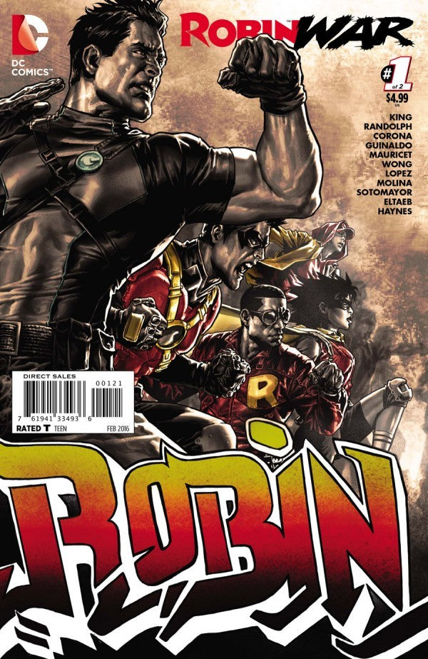 Robin War #1 (2015) - 1:25 Bermejo Variant
