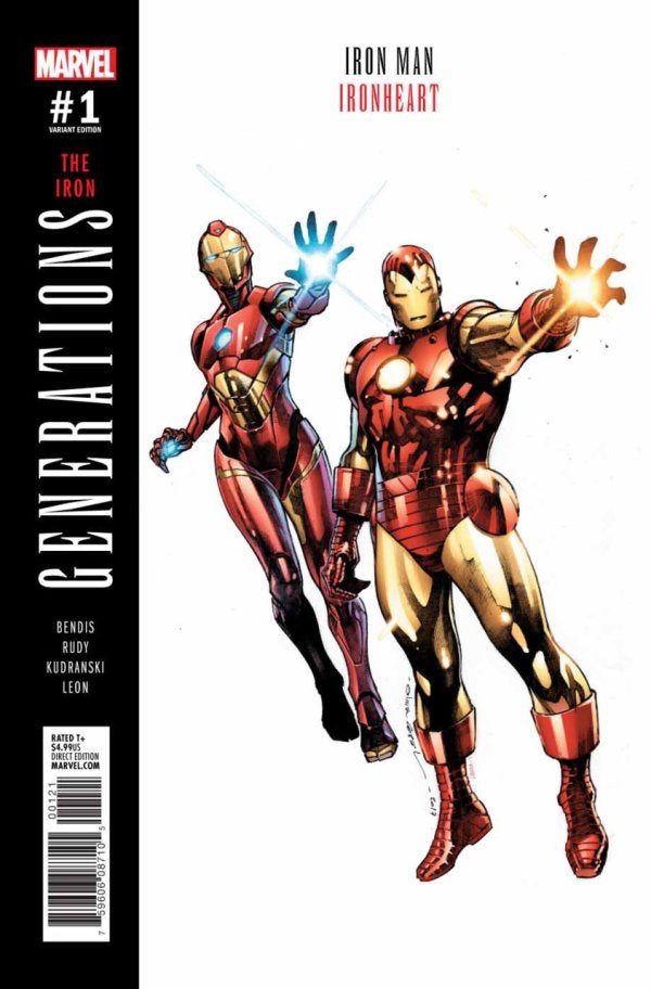 Generations: Iron Man & Ironheart #1 (2017) - Olivier Coipel Variant