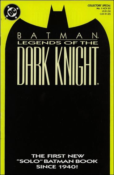 Batman: Legends of the Dark Knight #1 (1989) - Yellow Variant