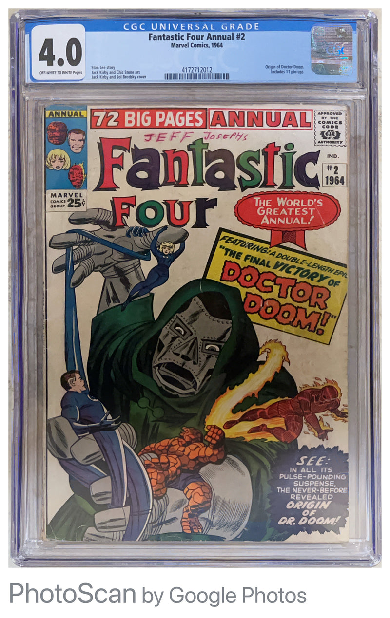 Fantastic Four Annual #2 (1964) - CGC 4.0
