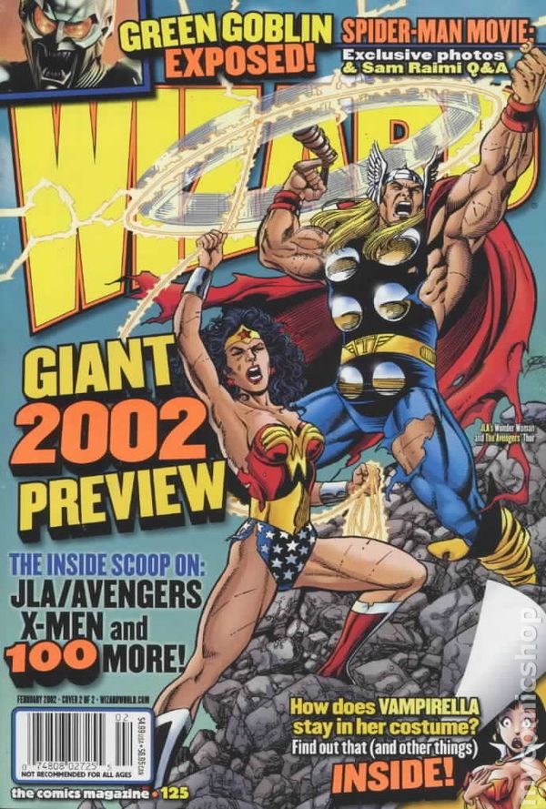 Wizard Magazine #125 (2001) - JLA / Avengers Variant