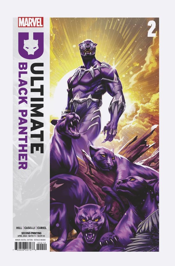 Ultimate Black Panther #2 (2024) - 2nd Printing Manhanini Variant