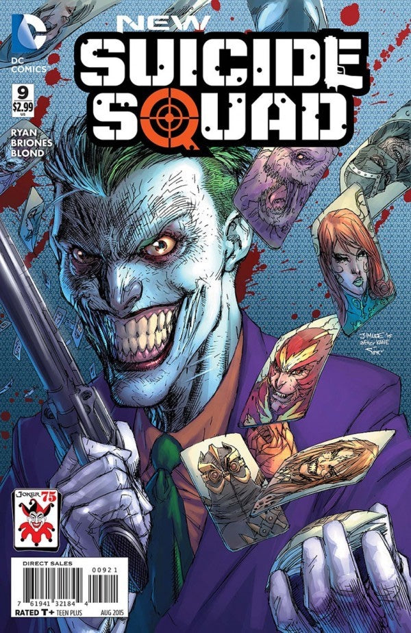 New Suicide Squad #9 (2015) - Jim Lee Joker 75th Anniversary Variant