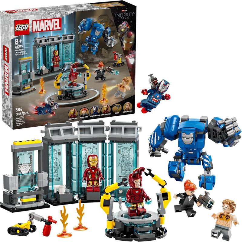 LEGO 76315 - Iron Man's Laboratory: Hall of Armor