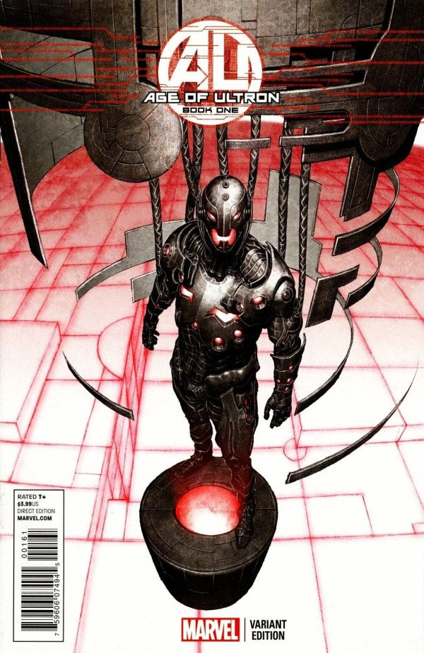 Age of Ultron #1-10 (2013) (All 1:25 Rock-He Kim Variant) + #10AI Complete Set