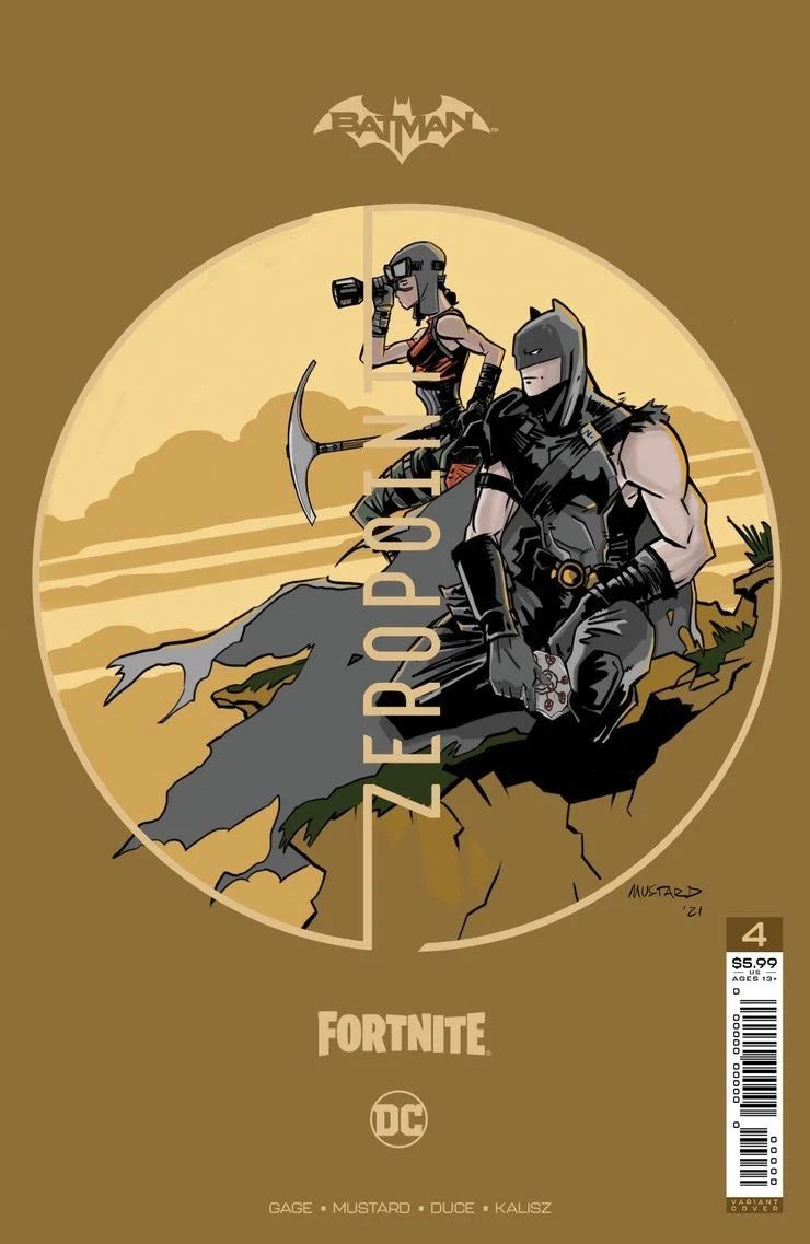 Batman/Fortnite: Zero Point #4 (2021) - 1:25 Mustard Premium Variant