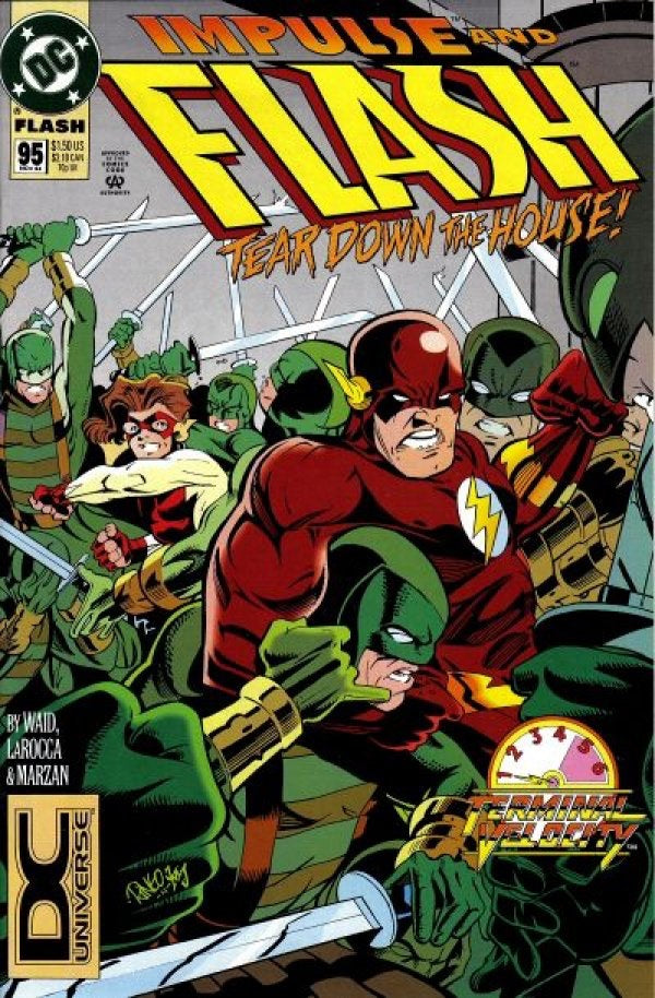 The Flash #95 (1994) - Mike Wieringo DC Universe Logo Variant