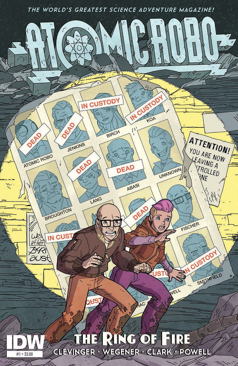 Atomic Robo: The Ring of Fire #1-5 (2015) Complete Set