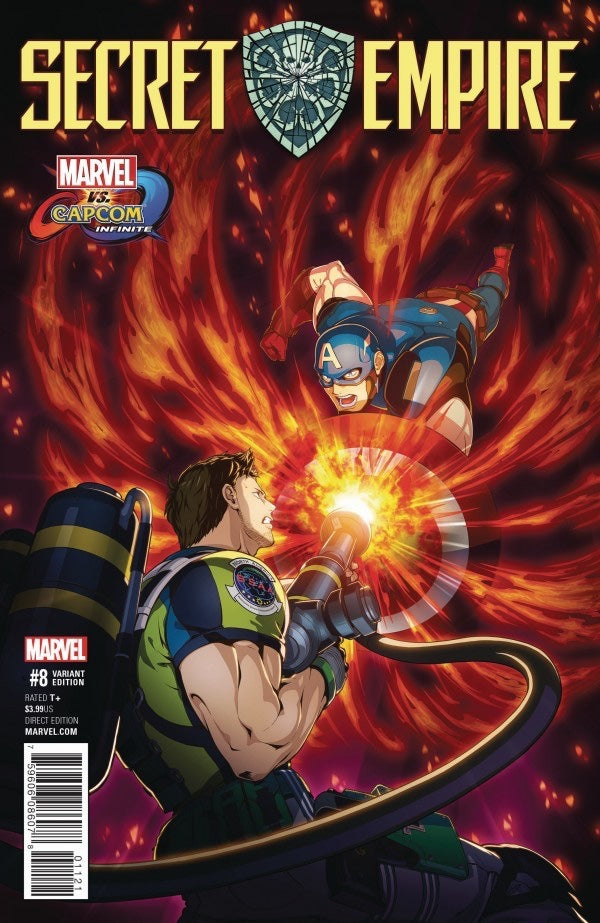 Secret Empire #8 (2017)  -Keisuke Mizuno Marvel vs. Capcom Infinite Variant