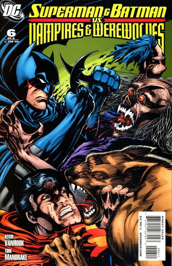 Superman & Batman vs. Vampires & Werewolves #6 (2008)