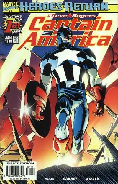 Captain America #1-4 + Captain America/Citizen V '98 Annual #1 Regular Covers Set