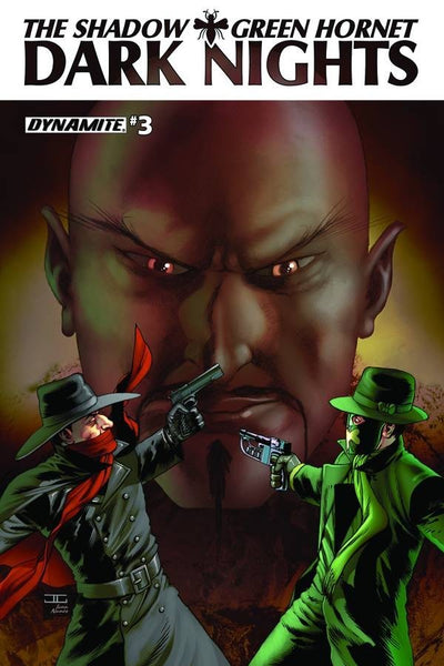 Shadow / Green Hornet: Dark Nights #3 (2013) - Cassaday Cover