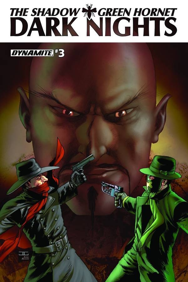 Shadow / Green Hornet: Dark Nights #3 (2013) - Cassaday Cover