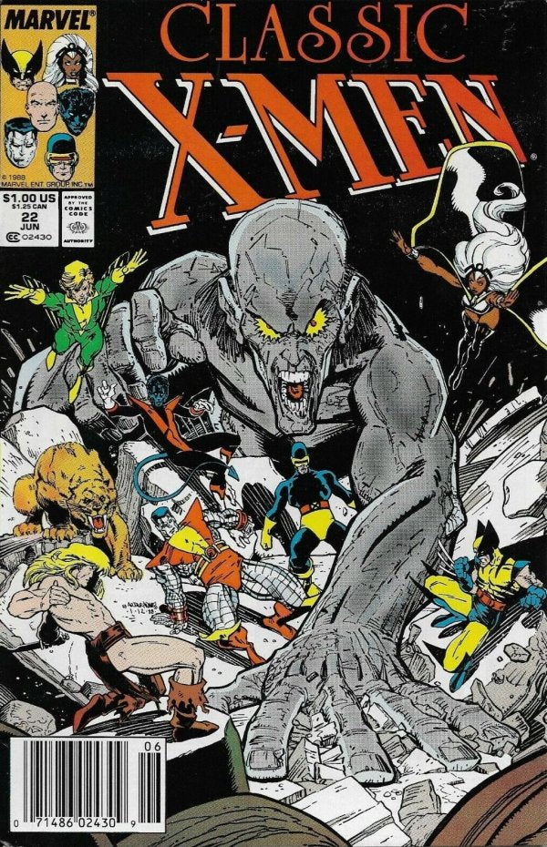 Classic X-Men #22 (1988)  - Newsstand Edition