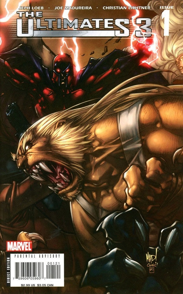 Ultimates 3 #1 (2007) - Madureira Villains Connecting Gatefold Variant