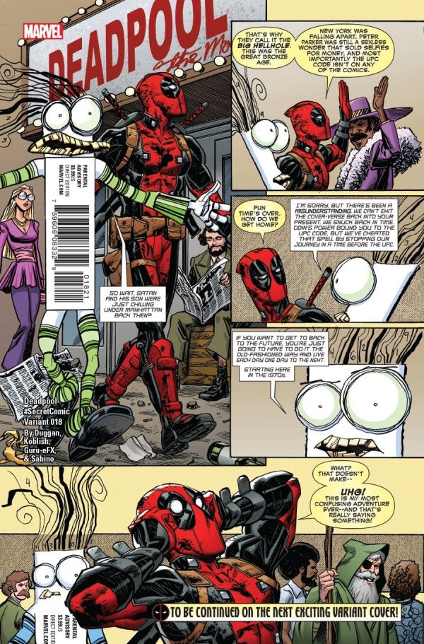 Deadpool #18 (2016) - Scott Koblish #SecretComic Variant