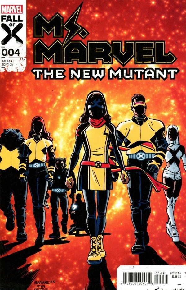 Ms. Marvel: The New Mutant #4 - Team Homage Variant