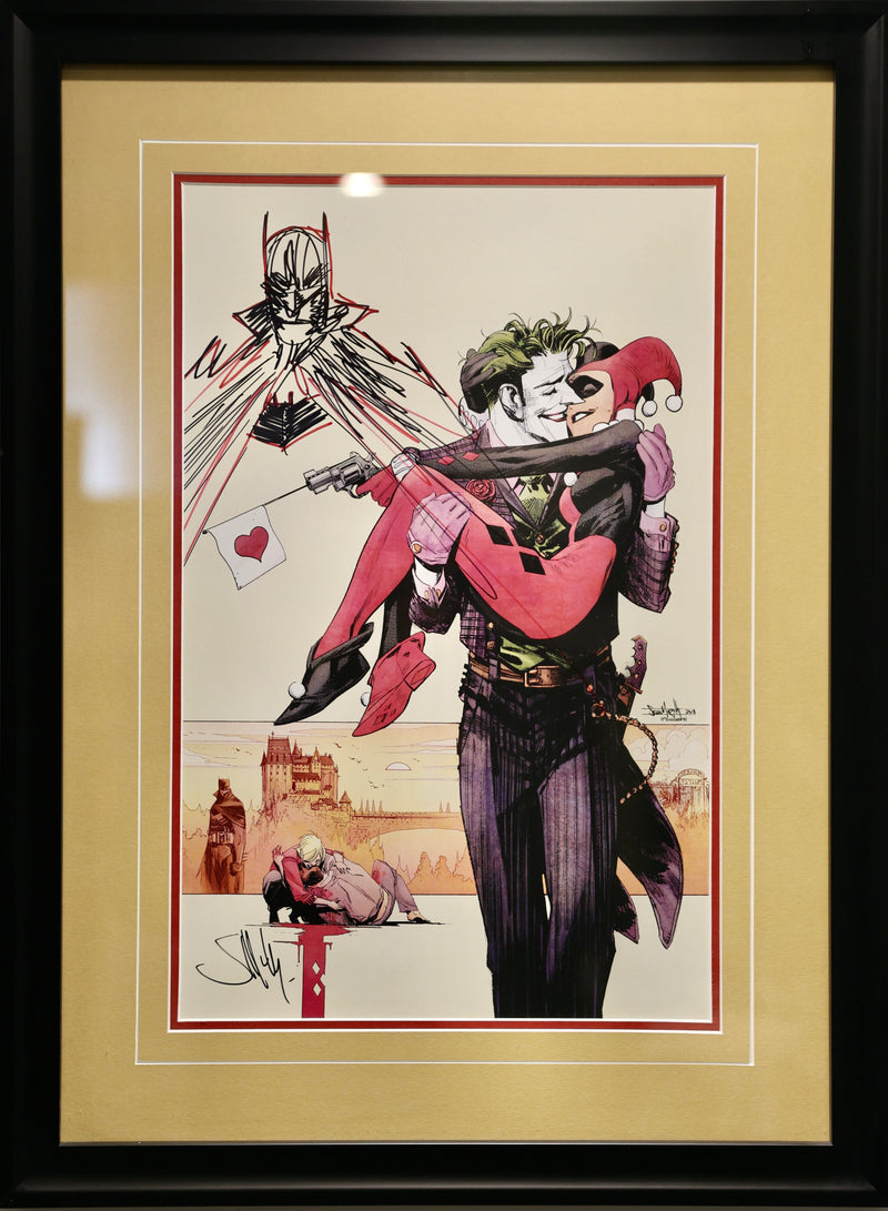 Joker & Harley w/ Remarque - Murphy sig.