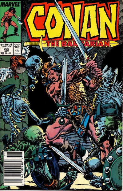 Conan the Barbarian #200 (1987) - Newsstand Edition (low grade)
