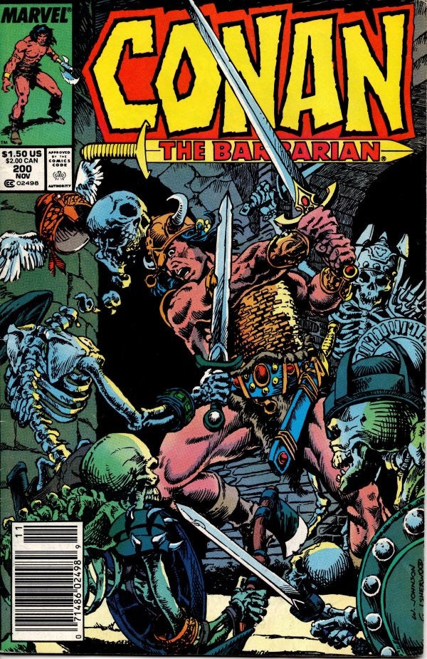 Conan the Barbarian #200 (1987) - Newsstand Edition (low grade)