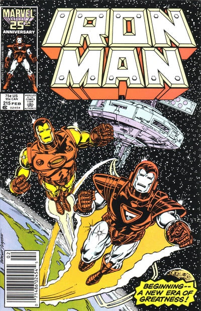 Iron Man #215 (1987) - Newsstand Edition