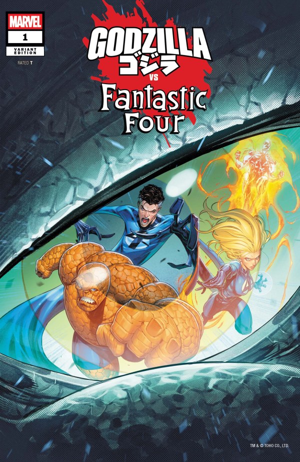 Godzilla vs. Fantastic Four #1 (2025) - 1:25 Coello Variant