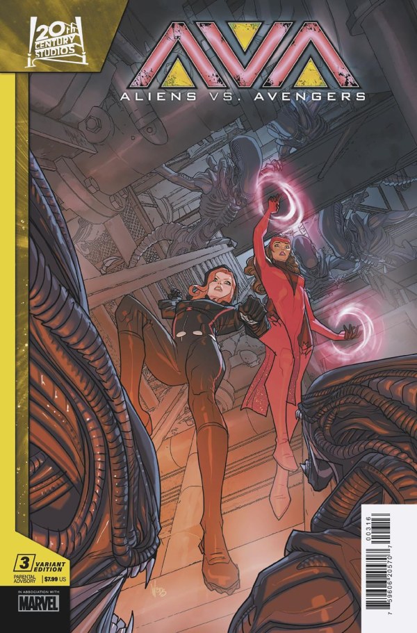 Aliens vs. Avengers #3 (2025) - 1:25 Woods Variant