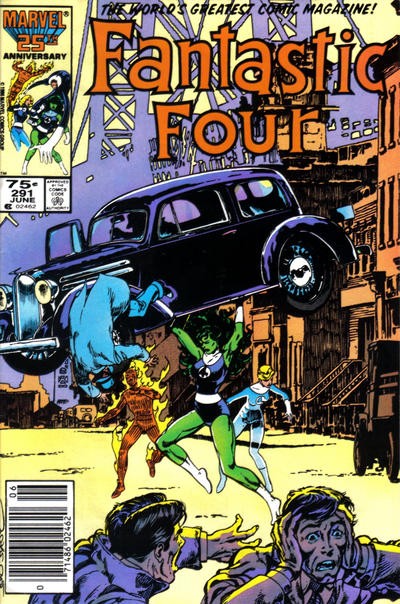 Fantastic Four #291 (1986) Newsstand Edition
