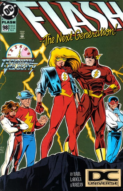 Flash #98 (1994) - Mike Wieringo DC Universe Logo Variant