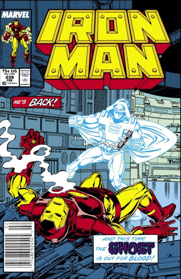 Iron Man #239 (1988) - Newsstand Edition