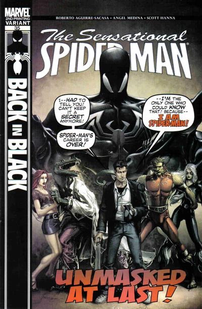 Sensational Spider-Man #35 (2007) -  2nd Printing Clayton Crain