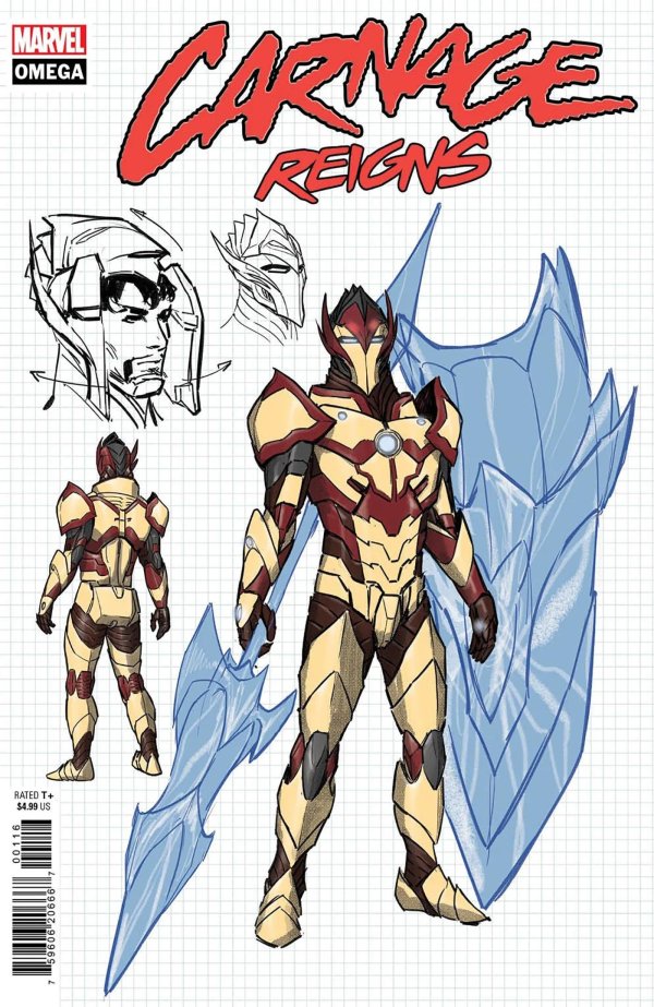 Carnage Reigns: Omega #1 Carnage Reigns: Omega #1 (2023) - 1:10 Ohta Design Variant