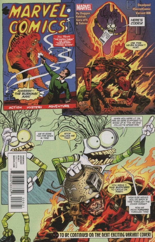Deadpool #8 (2016) - Scott Koblish #SecretComic Variant