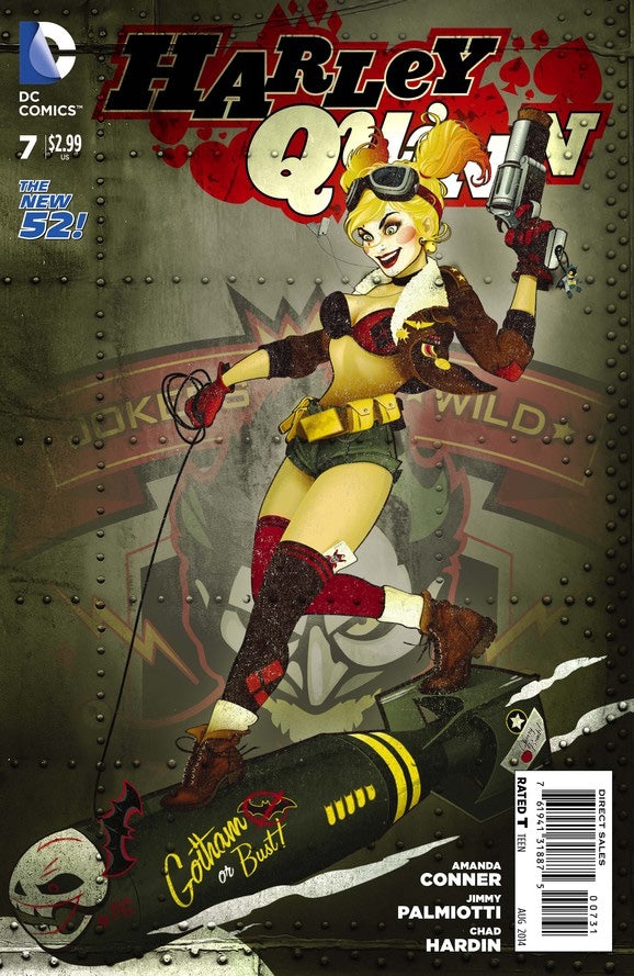 Harley Quinn #7 (2014) - Ant Lucia Bombshells Variant