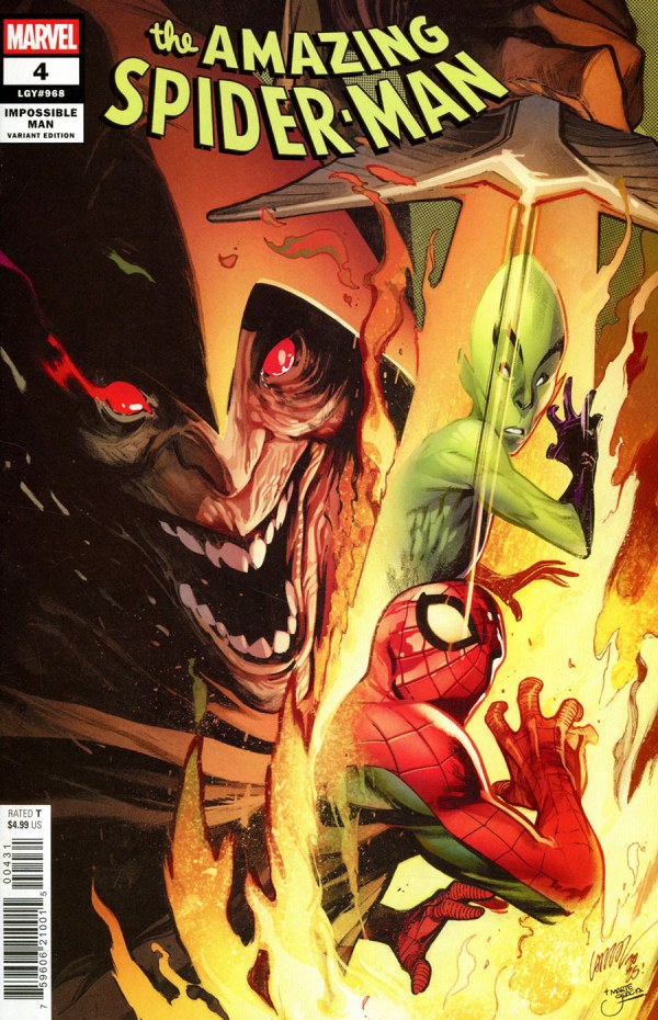 Amazing Spider-Man #4 (2025) - Larraz Impossible Man Pop-Up Variant